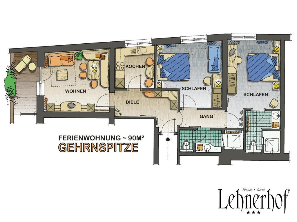 Pension Lehnerhof Leutasch Cameră foto